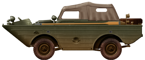 GAZ-46 with Tarpaulin