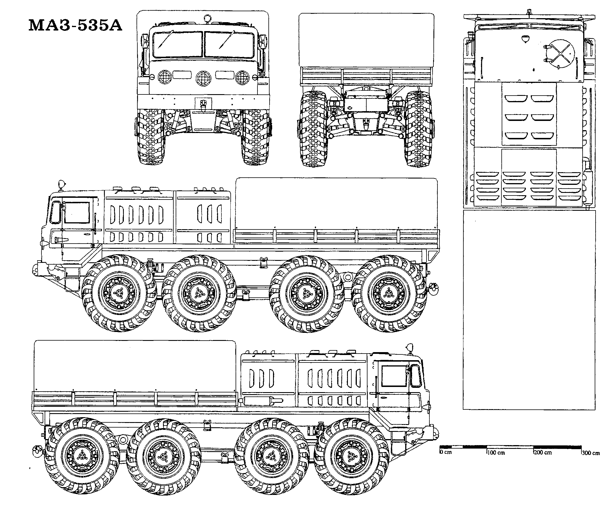 MAZ-535A design scheme