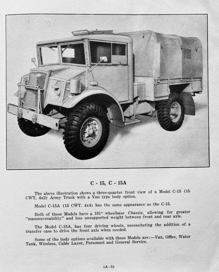 Canadian Military Pattern Truck