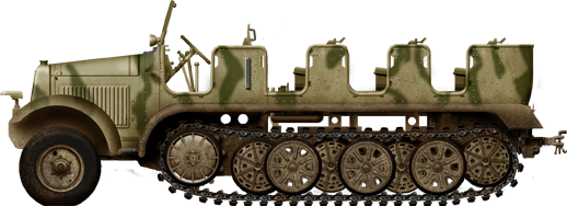 Camouflaged SdKfz.6