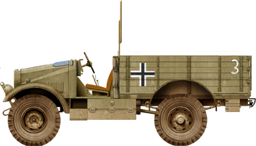 Captured German vehicle