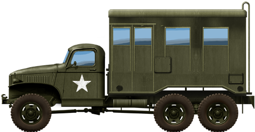 GMC 353 K53 shelter