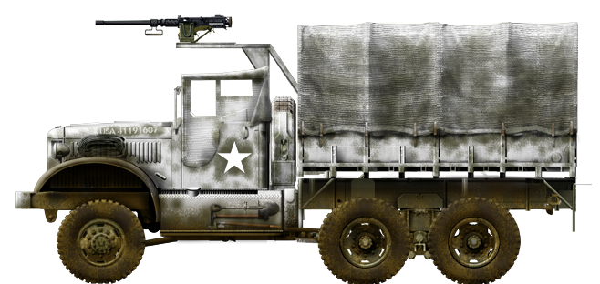 Diamond T 969 Cargo, Battle of the Bulge